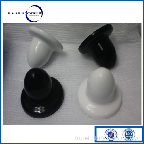 High glossy white ABS parts made by CNC model shop